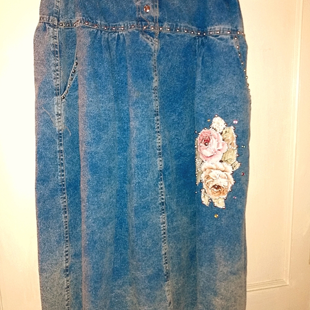 Vintage jean skirt